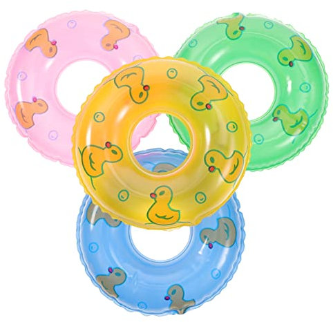 Toyvian 12 Pezzi mini salvagente Home decor toys for decorazione casa boa bambolotti per bambina soprammobili modelli di salvagenti decorativi ornamenti per anelli da nuoto pp