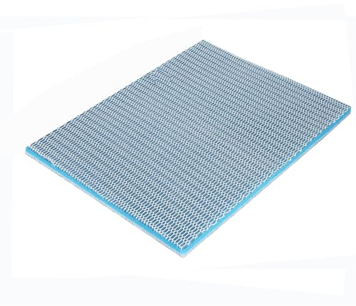 AQUANEAT Aquarium Filter Sponge 8-Layer Filter Media Pad, Cut-to-Size Foam Floss for Fish Tank Sump Pond (16 x 12 x 0.6)