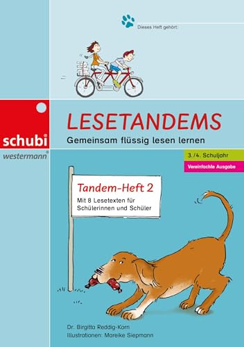 Lesetandems - Gemeinsam flüssig lesen lernen. Vereinfachte Ausgabe, Tandemheft 2 (3./4. Schuljahr): Lesen im Tandem 3./4. Schuljahr