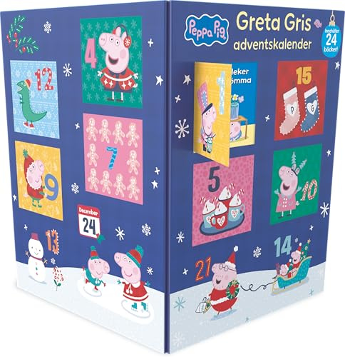 Greta Gris adventskalender (blå)
