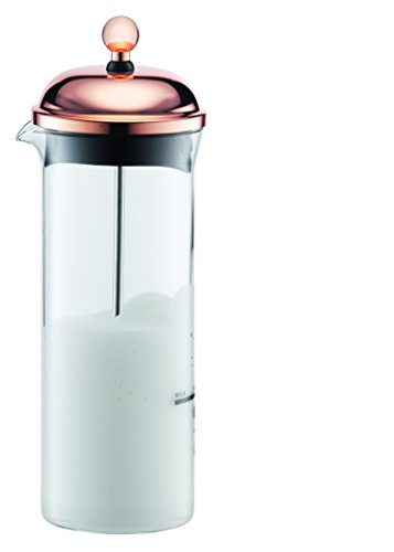Bodum CHAMBORD Milchschäumer (Manuelles Aufschäumen, 0,15 liters) kupfer, Rich Copper