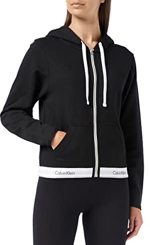 CALVIN KLEIN 000QS5667E TOP HOODIE FULL ZIP SWEATER Damen, 1, M