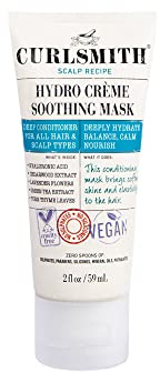 Curlsmith - Hydro Crème Soothing Mask - Vegan Soothing Deep Conditioner for any Hair Type, Encourages Growth (59ml)