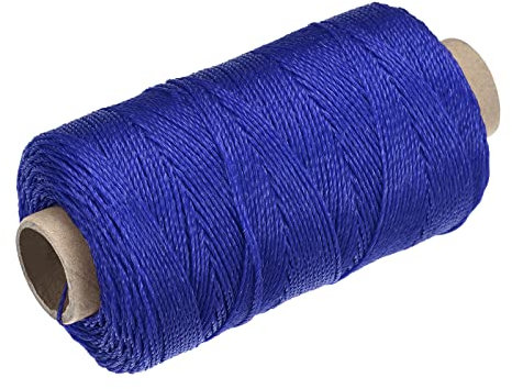 sourcing map Torcida Albañil Línea Nylon Cordel Cuerda Cordón Azul 100M/109 Yardas 1mm Diámetro para Redes, Paisajismo, Hogar Mejora, Bricolaje Proyecto, Artesanía, Albañilería