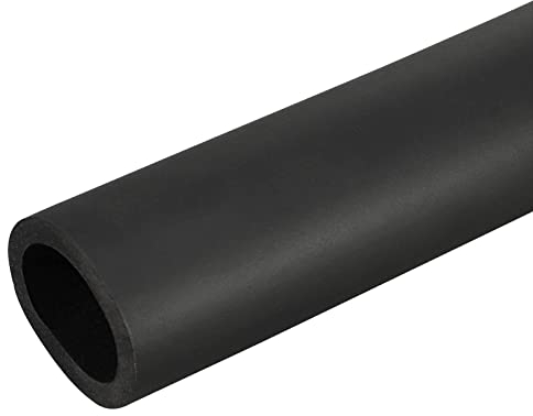 sourcing map Rohrleitung Isolierung Schaum Rohr Rückstand Isolierung Rohrleitung 32mm(1 1/4) ID 44mm(1 3/4) AD 6.6ft Wärmeerhaltung für Handgriff Greifen Unterstützung
