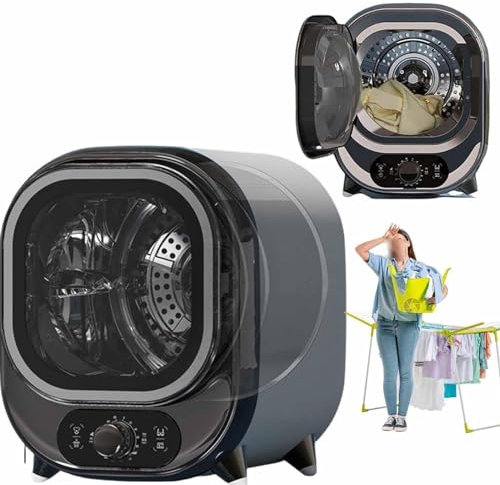 Secadora, Mini Secadora Centrifugada, Capacidad De Carga 0,8 Kg Secadora Pequeña, Secadora De Condensador Portátil, Secadora Ventilada De Capacidad De 5 Kg, para Ropa Pequeña,B-110