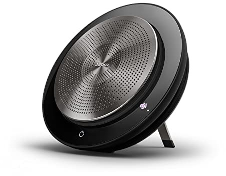 Jabra Speak 750 Speaker Phone – Altoparlante portatile certificato per conferenze unificate con adattatore Bluetooth e USB – Collegamento con laptop, smartphone e tablet (rinnovato)