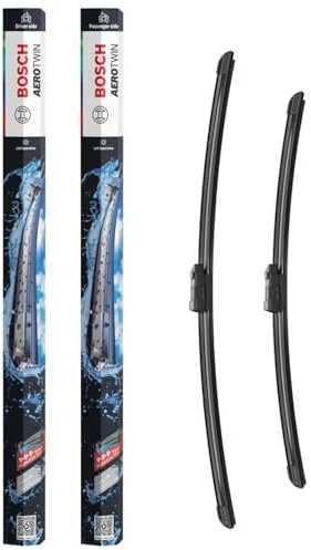Bosch Aerotwin Aerotwin eA 297 S Tergicristalli Anteriori, Set di 2 Tergicristalli di Ricambio, con Adattatore Preassemblato, 600 mm / 500 mm - Confezione Salvaspazio