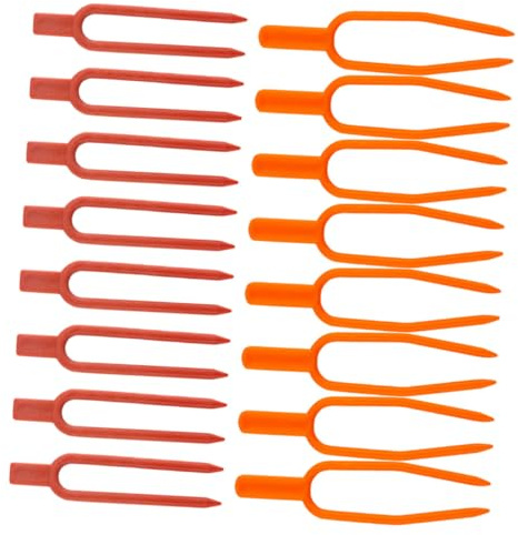 Toyvian 400piezas Clips para Plantas Jardín Vine Press Clamps Fijadores Plástico para Sujeción De Zarzamora y Fresas Huerto Fácil Uso