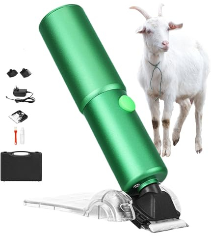 ZHDANB Tosatrici elettriche per Animali Domestici 200W Macchina tosare Pecore 150 MIN d'exécution per Pecore capre Cani a Pelo Lungo Gatti a Pelo Lungo ECC Emerald