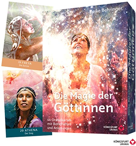 Die Magie der Göttinnen: 44 Orakelkarten mit Botschaften und Anleitungen (Originalausgabe, Deilexa, Göttinnen Orakel Karten Deutsch, Neuerscheinung 2023)