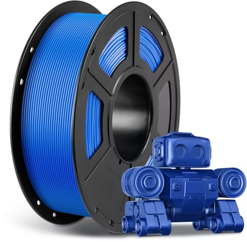 ANYCUBIC PETG Filament 1,75 mm, Maßgenauigkeit +/- 0,02 mm, 3D-Druck-Filament für 3D-Drucker, Vakuumverpackung, Ordentliche Spule, Blau 1KG