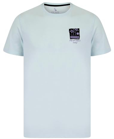 Sth. Shore Camiseta de algodón con cuello redondo para hombre, diseño retro vintage