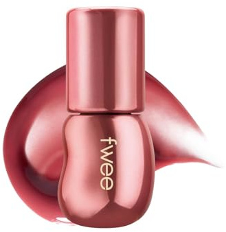 fwee 3D Voluming Gloss 70% (Rich) | Rozy 70% | High Shine, Non-Sticky Lip Gloss for Makeup | Long-Lasting, Moisturizing Gel Formula | 30%, 70% Pigment Options | 5.3g