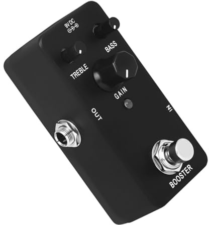 NOLITOY Delay Und Verzerrungspedal Für E-gitarre Aus Abs Kunststoff Analoger Stereo Gitarreneffekt Geräuschfrei Vielseitig Für Gitarre Und Bass Stabiles Gitarreneffektpedal