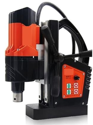 ZKLGS Perceuse à Colonne, Perceuse magnétique Industrielle 800 W, perceuse électrique rotative à Base magnétique, Vitesse réglable, taraudeuse Avant et arrière