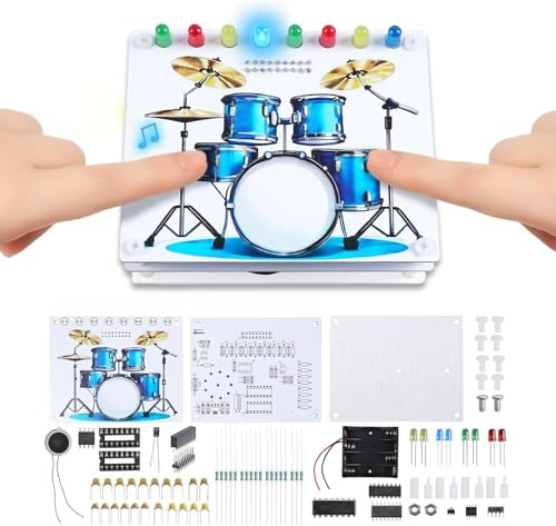 Soldering Practice Kit,DIY Drum Soldering Learning Project
