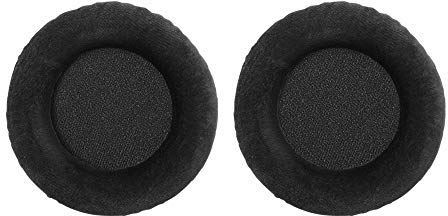 beyerdynamic EDT 770 VB Ohrpolstersatz für beide Seiten für DT 770 PRO und weitere Modelle (Velour/schwarz, mit Schaumstoffscheiben)