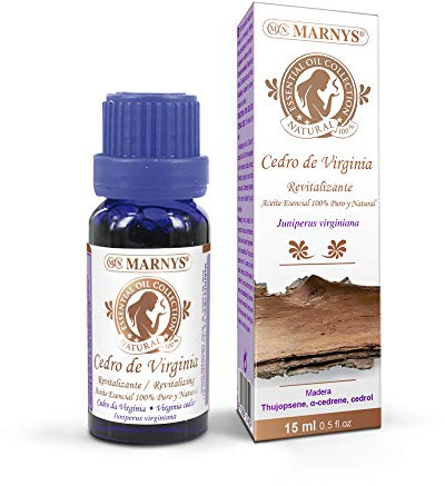 MARNYS Aceite Esencial Cedro de Virginia Revitalizante 100% Puro Natural 15ml