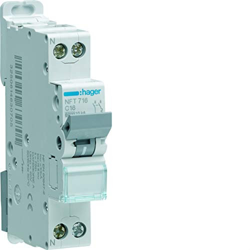 disjoncteur hager - 1 phase + neutre - 40a - 4.5ka - courbe c - vis / vis