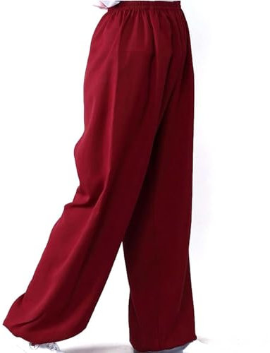 Generisch Tai Chi Hosen Komfortabel Tai Chi Hose für Herren und Damen Atmungsaktiv Kampfsporthose Kung-Fu-Hose Yoga-Laterne Jogginghose,05,3XL