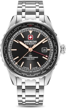 Swiss Military Hanowa AFTERBURN GMT SMWGH0003203 Reloj de Pulsera para hombres