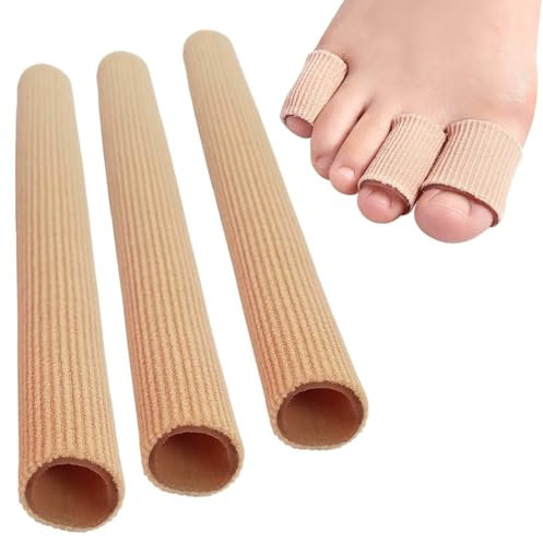 4 Pezzi Protezione Dita Piedi in Silicone Tagliabile, Protezione Dita Piedi in Silicone, Paracalli Piedi 3 Dimensioni per Prevenire Vesciche,Calli e Duroni