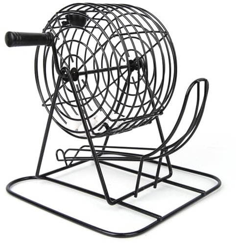 Hiraith Jeu de Jeux de Bingo Set de Divertissement Familial Traditionnel Machine à Balle Chanceuse, Matériau de Haute qualité, Idéal pour Les Fêtes ou la Loterie, Plastique en Fer,