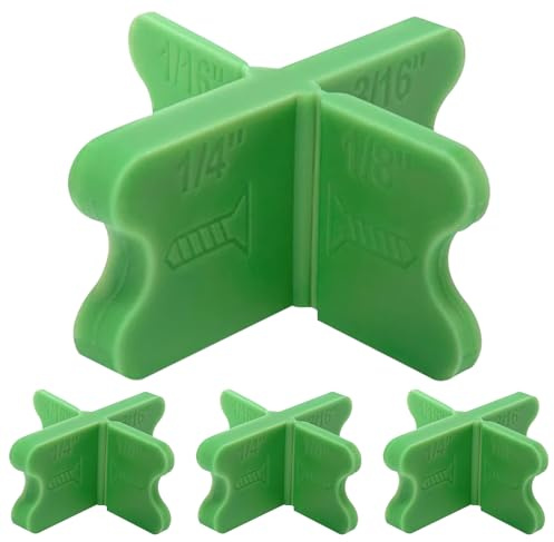 Espaciadores para placas de terraza, 4 unidades, ajustables, suministros para el hogar para colocación de suelos y trabajos de construcción para bricolaje y clientes comerciales