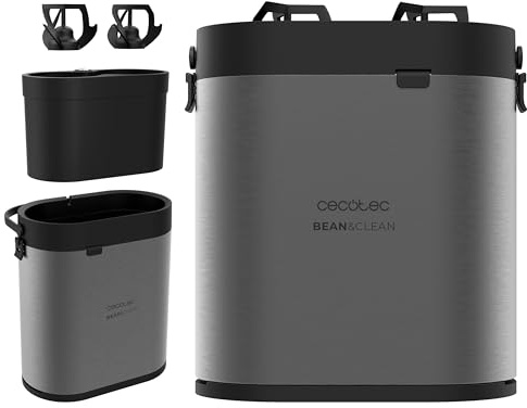 Cecotec Limpiador Eléctrico de Portafiltro de Café Bean&Clean Pro. Accesorios de Café, Incluye 2 Raspadores y 1 Cabezal de Limpieza, Velocidad de Rotación de 300/min, Compatible Portafiltros de 58mm