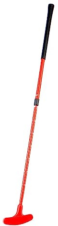 Putter da golf a due lati per bambini, putter a due vie, per bambini e adulti, rosso, 54-91 cm