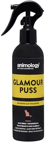 Animology Glamour Puss No Rinse Cat Shampoo, pesca, 250 ml