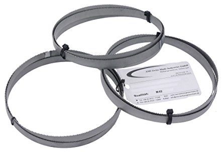 SMI Juego de 3 Cinta de Sierra BI Metal M42 Medidas - 1435 X 13 X 0,65 mm 10/14 ZpZ por Ejemplo para Güde MBS 125 V Metal Sierra de Cinta