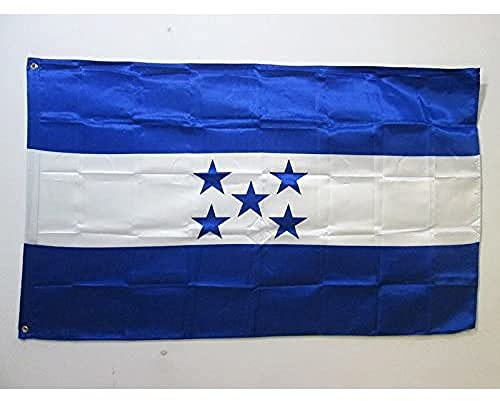 AZ FLAG - Drapeau Honduras - 150x90 cm - Drapeau Hondurien en Satin avec Oeillets Métaliques Intégrés - Pavillon 110 g