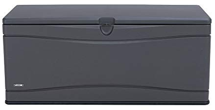 LIFETIME 60298 Heavy Duty Outdoor Storage Deck Box, 130 Gallon, Gray