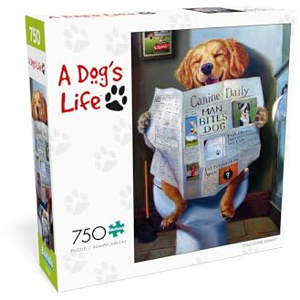 Buffalo Games - Dog Gone Funny - 750 Piece Jigsaw Puzzle for Adults