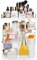 AMEITECH Organizador de Maquillaje, Estante de Almacenamiento Giratorio Ajustable con 360 Carrusel de Almacenamiento de Cosméticos con Capacidad de 5 Capas, Ideal para Tocador de Encimera, Cuadrado
