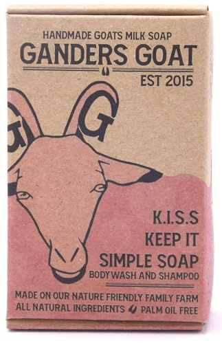 K.I.S.S. Keep It Simple Soap, Unscented Goat Milk Soap 100g