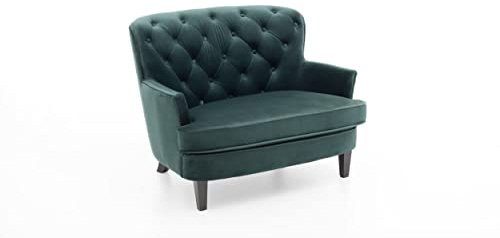 Atlantic Home Collection Leo Loveseats, Massivholz, 02 Grün, XXL-Sessel