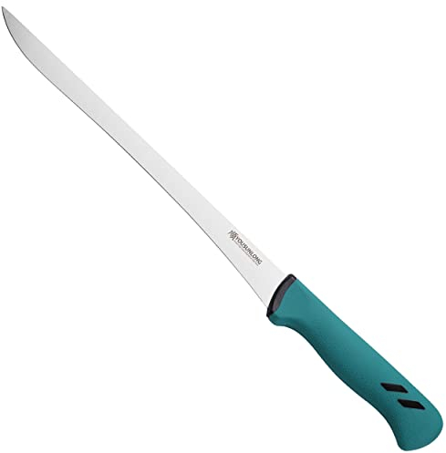 YOUSUNLONG Coltello per affettare Coltello da prosciutto 12(305mm) - Lama in acciaio al molibdeno ad alto tenore di carbonio - Affettatrice Carne & Prosciutto - Impugnatura ergonomica e antiscivolo
