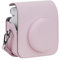 Camera Case for Fujifilm Instax Mini 9/11/12,Instant camera case -PU Leather with Pocket and Shoulder Strap(Blossom Pink)