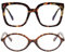 1 Stück Ovale Brille Und 1 Stück Quadratische Brille, Retro-Brille, Anti-Blaulicht-Brille, Modebrille, Computerbrille