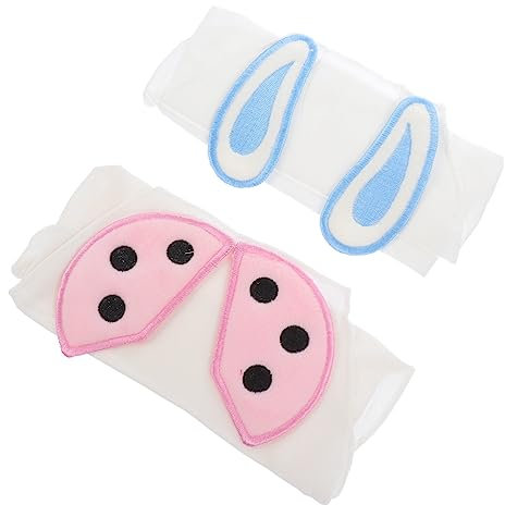 Toyvian 2stücke Schweiß Handtuch Baumwolle Pack Cartoon Rücken Handtuch Babybedarf Leicht Tragen Schweißabsorbierend Für Indoor Outdoor