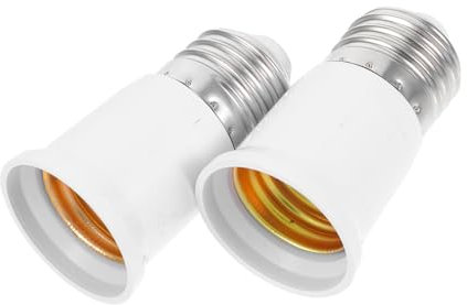 LIFKOME 2pièces Adaptateur De Douille Ampoule Rallonge De Support De Lumière Douille De Remplacement Pour Lampes Câble Extension