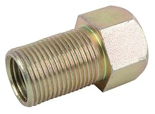 cyclingcolors raccord de graisseur, traversée de cloison droit, vis de compression, lubrification, graisse tracteur tondeuse machine agricole, M8 x M14