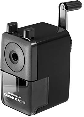 Caran d'Ache 466 Bleistiftspitzmaschine aus Kunststoff, schwarz