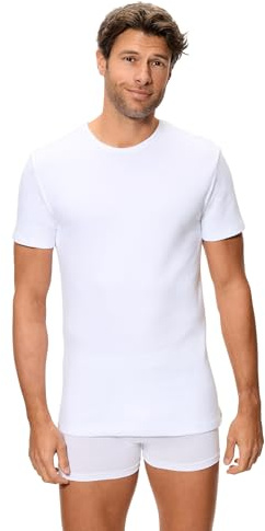 Abanderado Camiseta Térmica De Manga Corta Y Cuello Redondo 100% Algodón X1 | Camiseta Manga Corta, Cuello Redondo, 100% Algodón, Tejido Interlock Algodón De Invierno, Máxima Suavidad Para Hombre