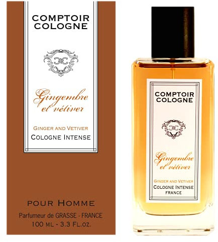 COMPTOIR COLOGNE - Eau de Cologne Intense - Gingembre Vétiver, 100 ml