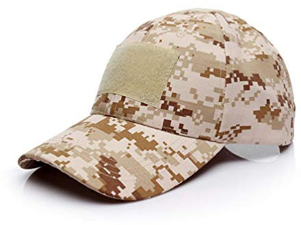 Ever Fairy Military Baseball Armee Taktische Tarnung Hat Schirmmütze für Wargame Jagd Angeln Outdoor-Spiele (Desert Digital)