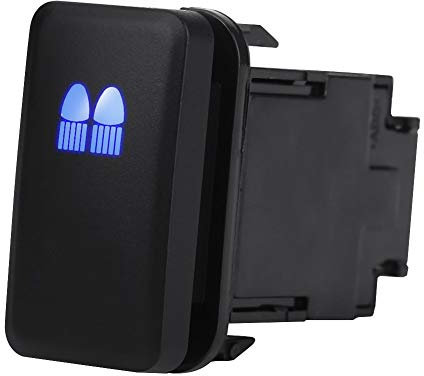 Ejoyous Auto Kippschalter, 12V Auto KFZ Blau LED Lichtleiste Beleuchtet Wippenschalter Kippschalter Wippschalter Schalter für Auto Boot Fahrzeuge LKW(RÜCKLICHTER)